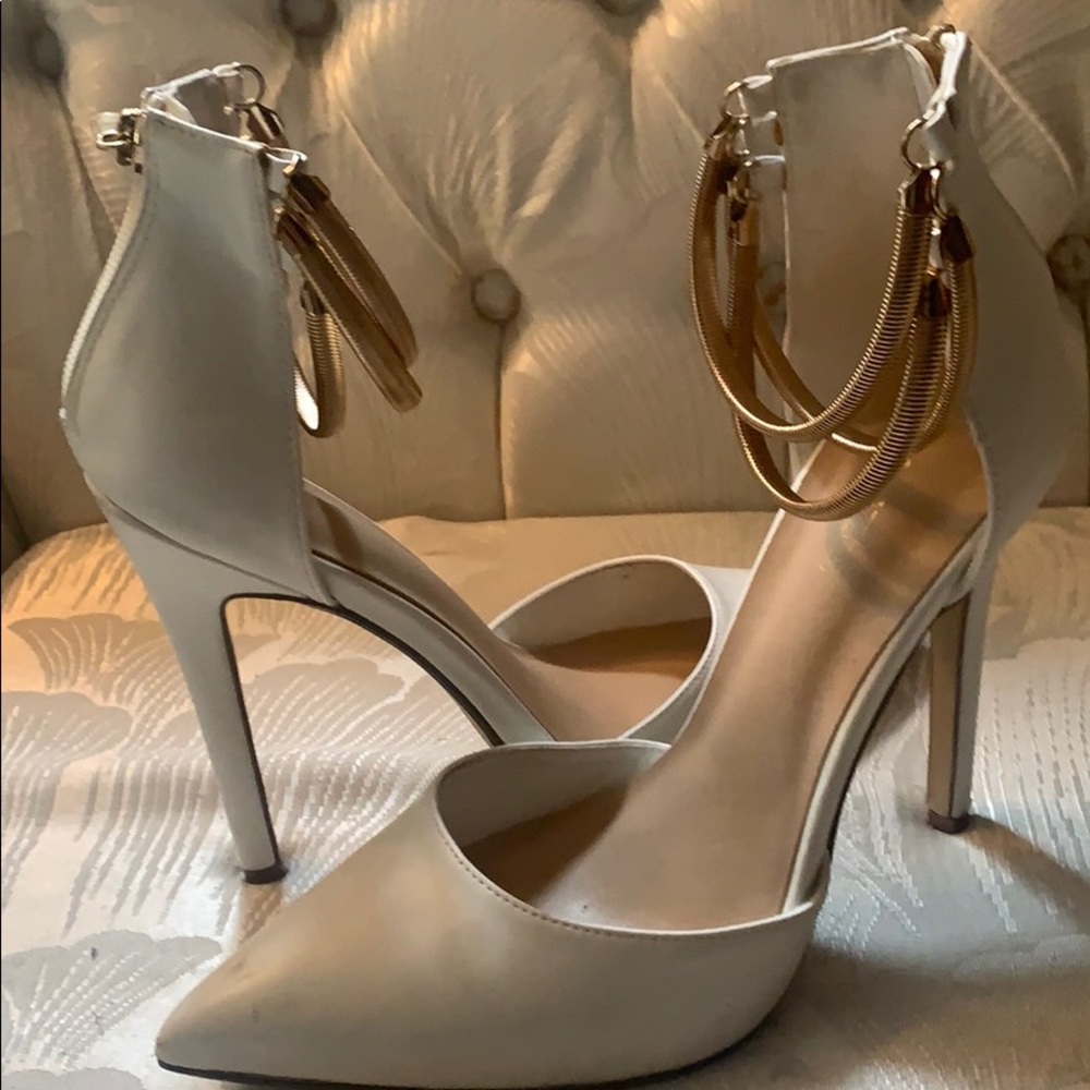 Ankle detail heels